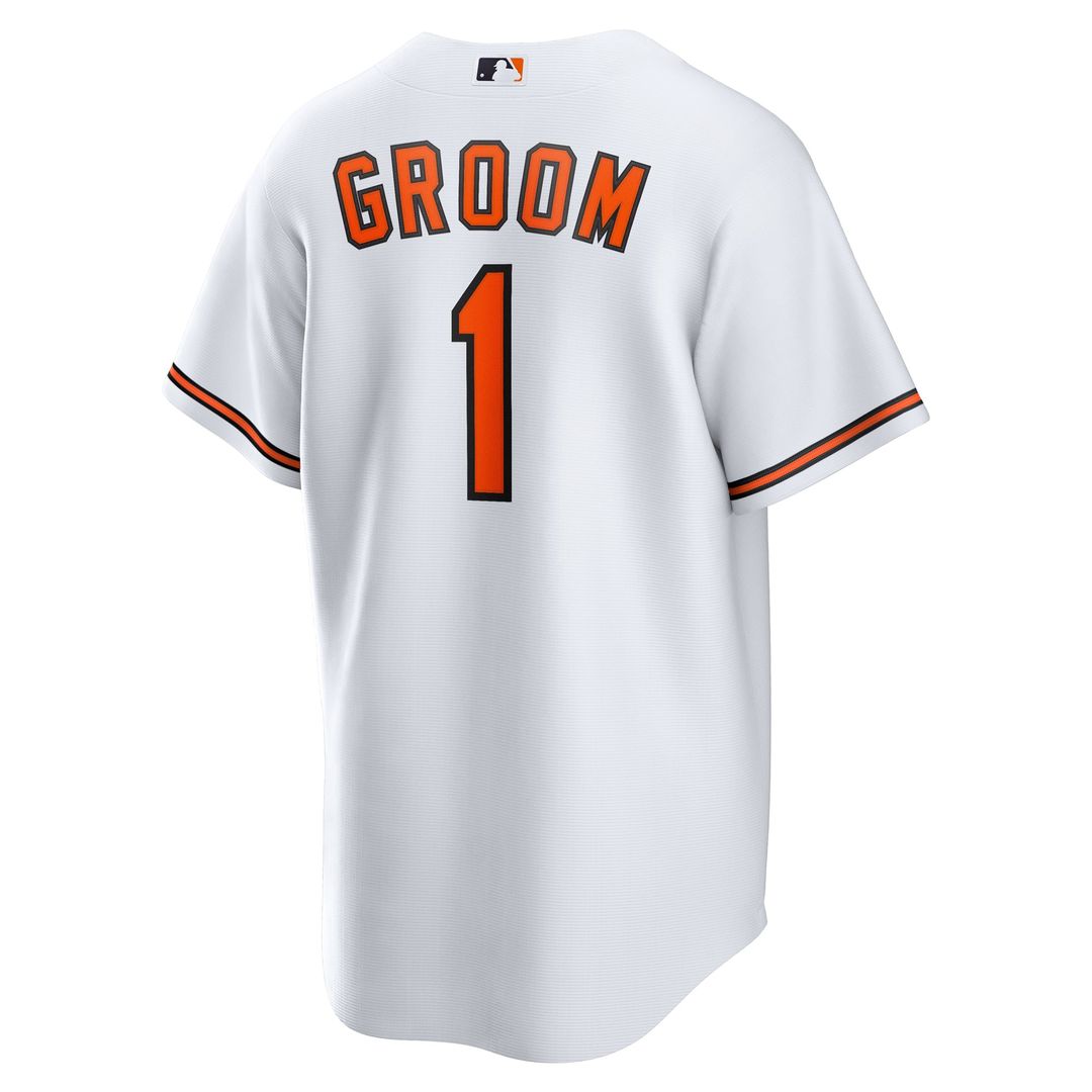 Baltimore Orioles | Nike White #1 Groom Home Replica Jersey