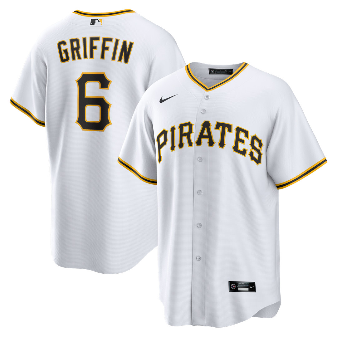 Pittsburgh Pirates Konnor Griffin | Nike White Home Replica Jersey