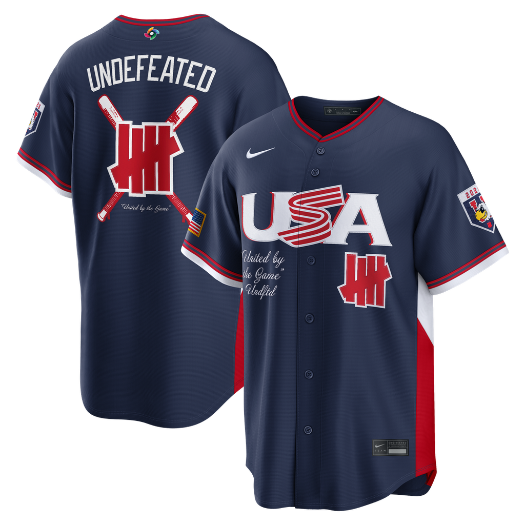 USA Baseball | Nike x Undefeated Navy 2026 World Baseball Classic Stadium Jersey