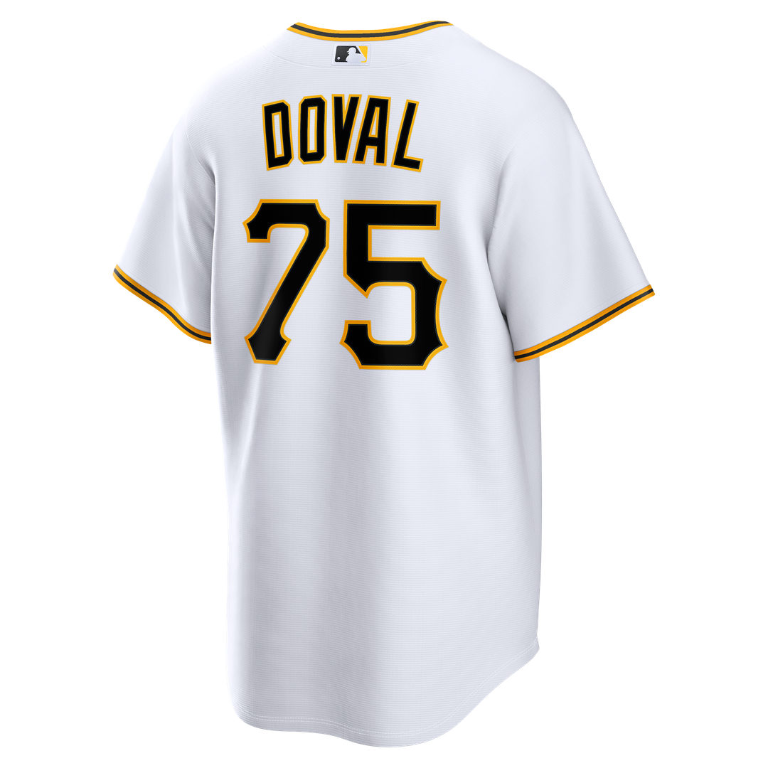Pittsburgh Pirates Camilo Doval | Nike White Home Replica Jersey