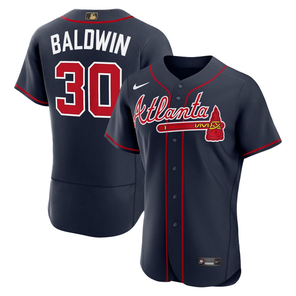 Atlanta Braves Drake Baldwin | Nike Navy Alternate MLB Awards Authentic Jersey