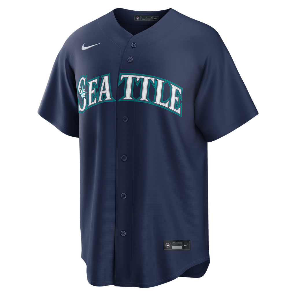 Seattle Mariners Cal Raleigh | Nike Teal Alternate Replica Jersey