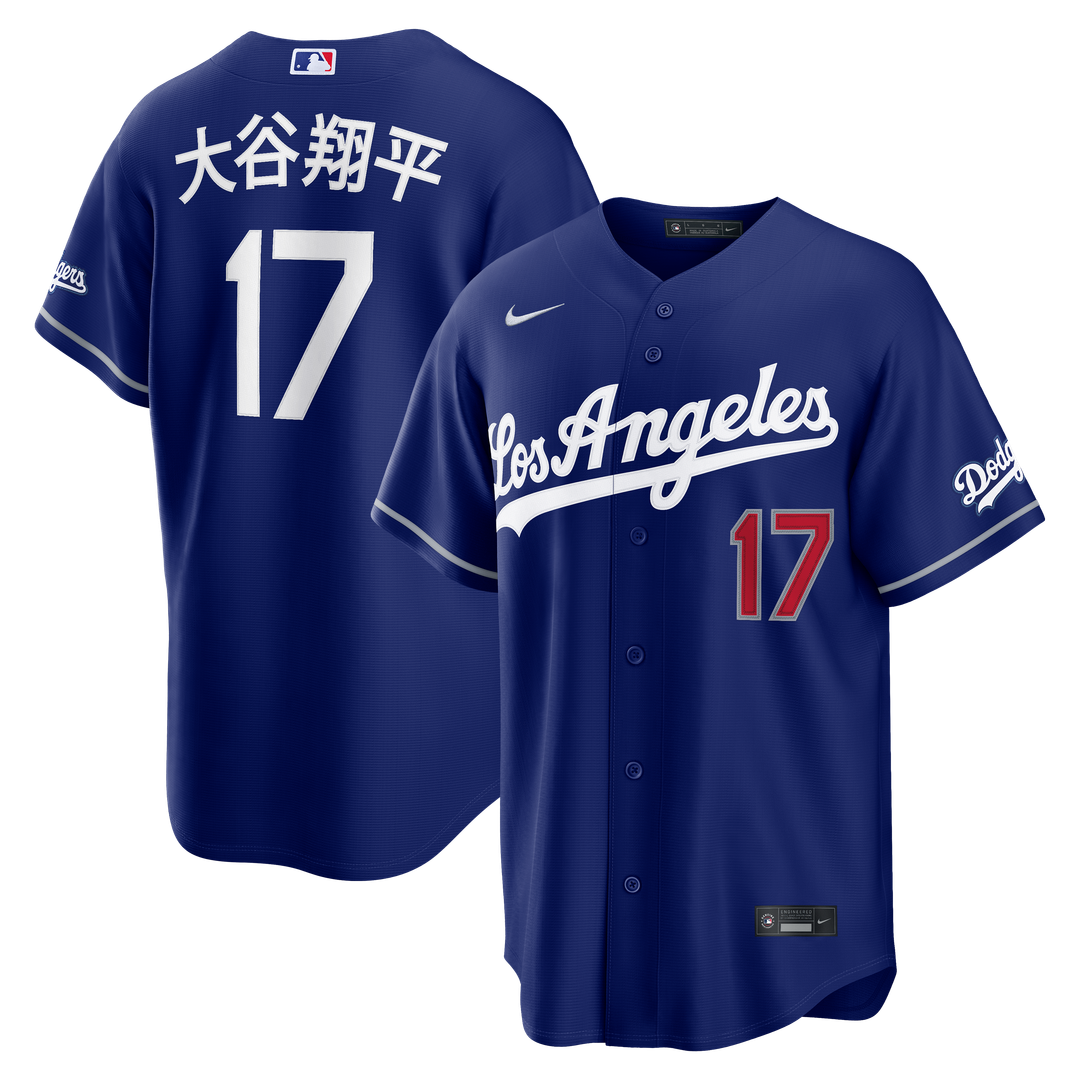 Los Angeles Dodgers Shohei Ohtani | Nike Royal Kanji Alternate Stadium Jersey