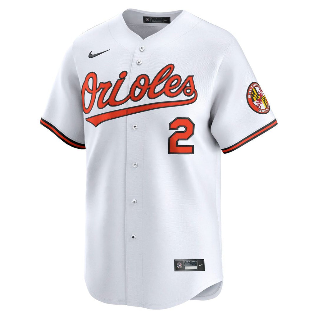 Baltimore Orioles Gunnar Henderson | Nike White Home Limited Player Jersey