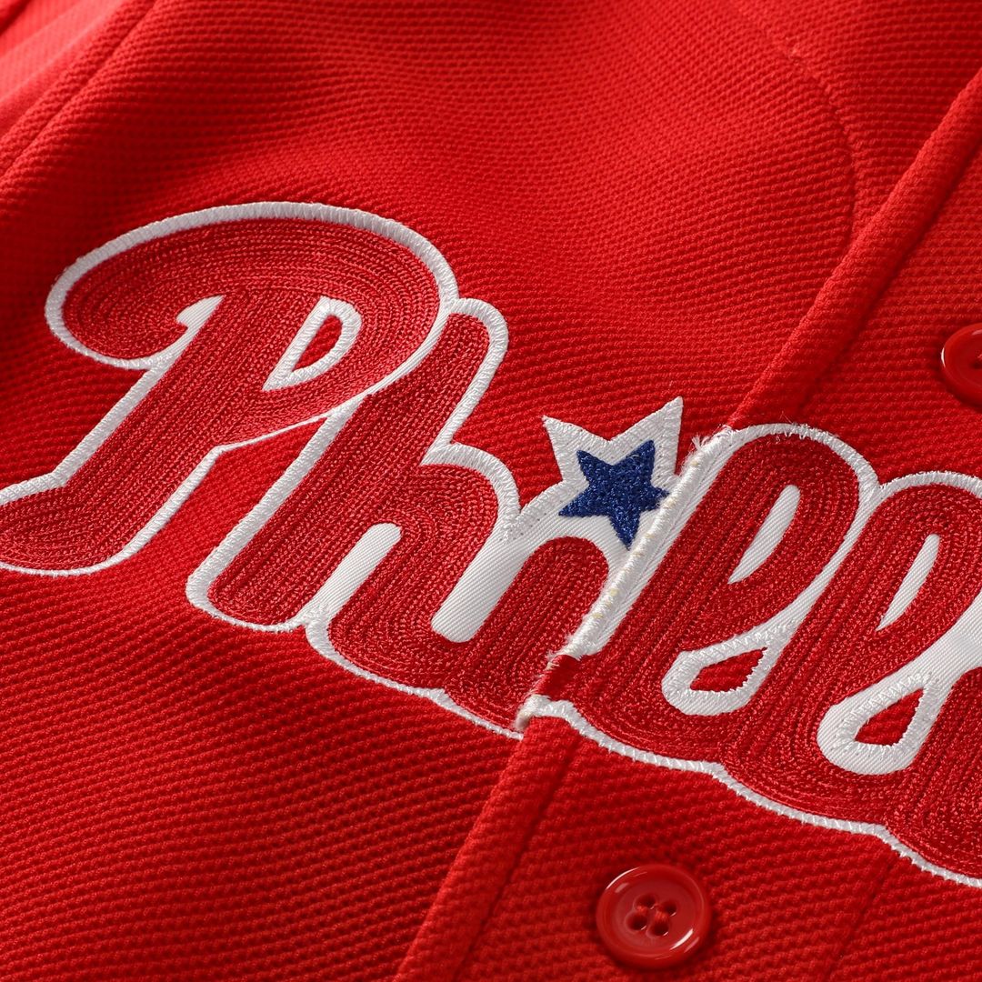 Philadelphia Phillies Ryan Howard | Mitchell & Ness Red Cooperstown Collection Batting Practice Jersey