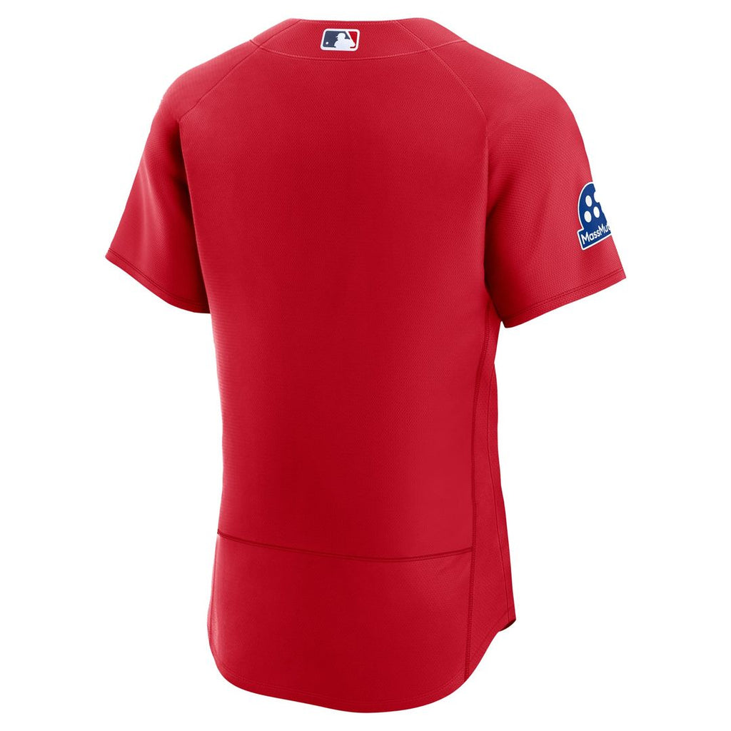 Boston Red Sox | Nike Red Alternate Sponsor Patch Authentic Jersey
