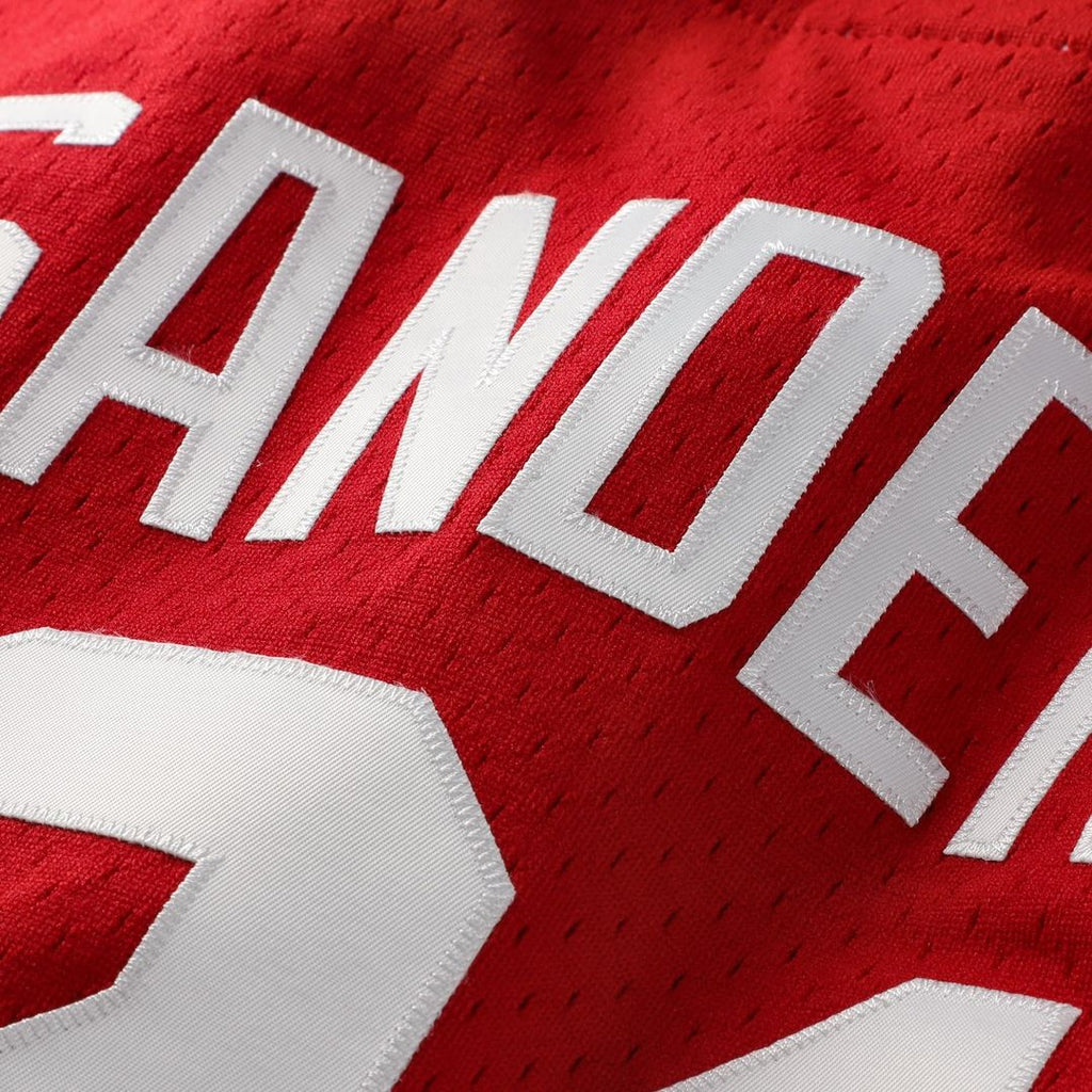 Cincinnati Reds Deion Sanders | Mitchell & Ness Red Cooperstown Mesh Batting Practice Button-Up Jersey