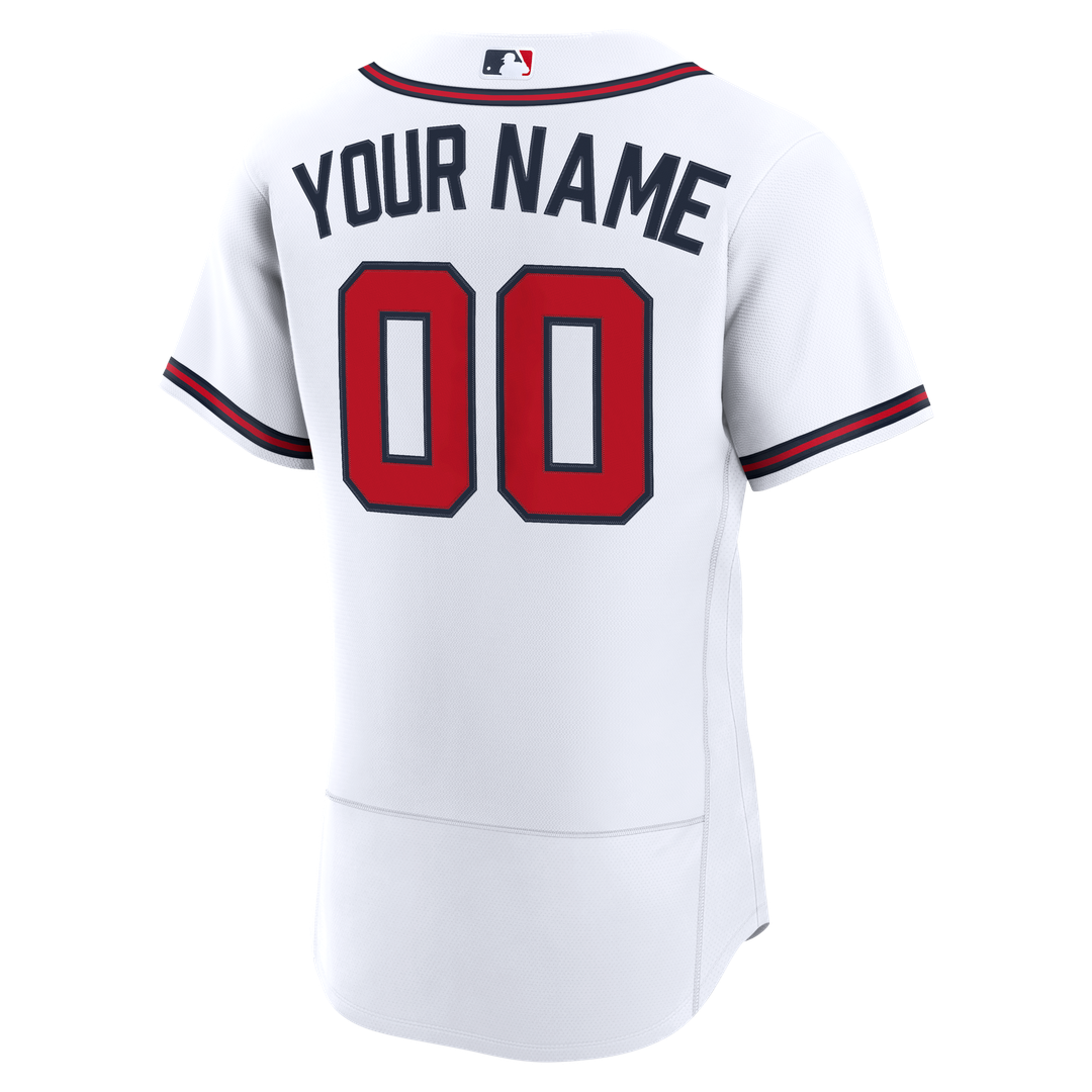 Atlanta Braves | Nike White Home Authentic Custom Jersey