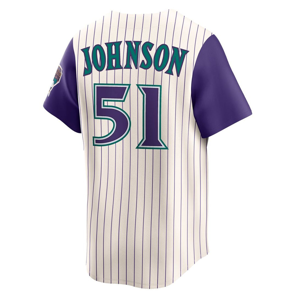 Arizona Diamondbacks Randy Johnson | Nike Black Throwback Cooperstown Collection Limited Jersey