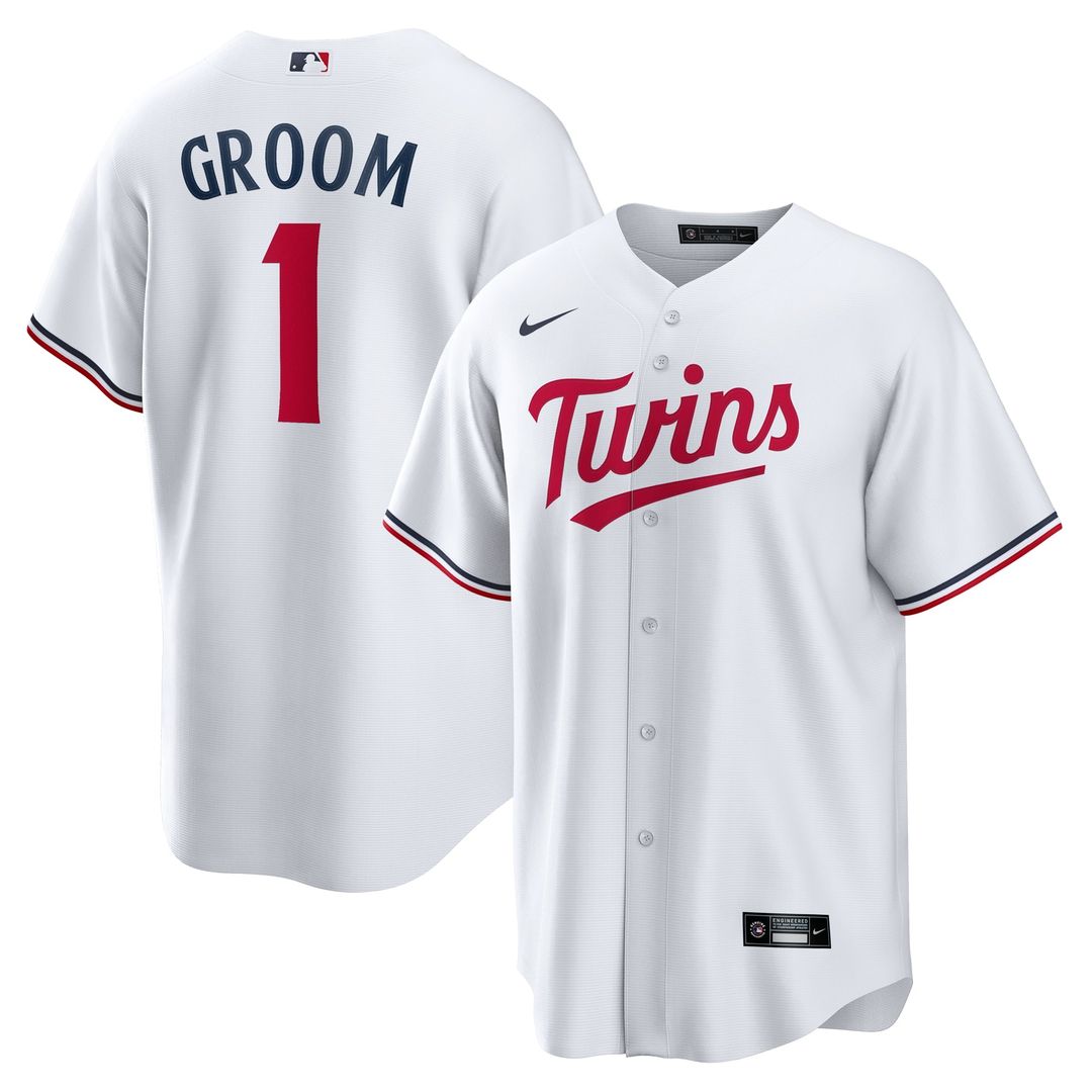 Minnesota Twins | Nike White #1 Groom Home Replica Jersey