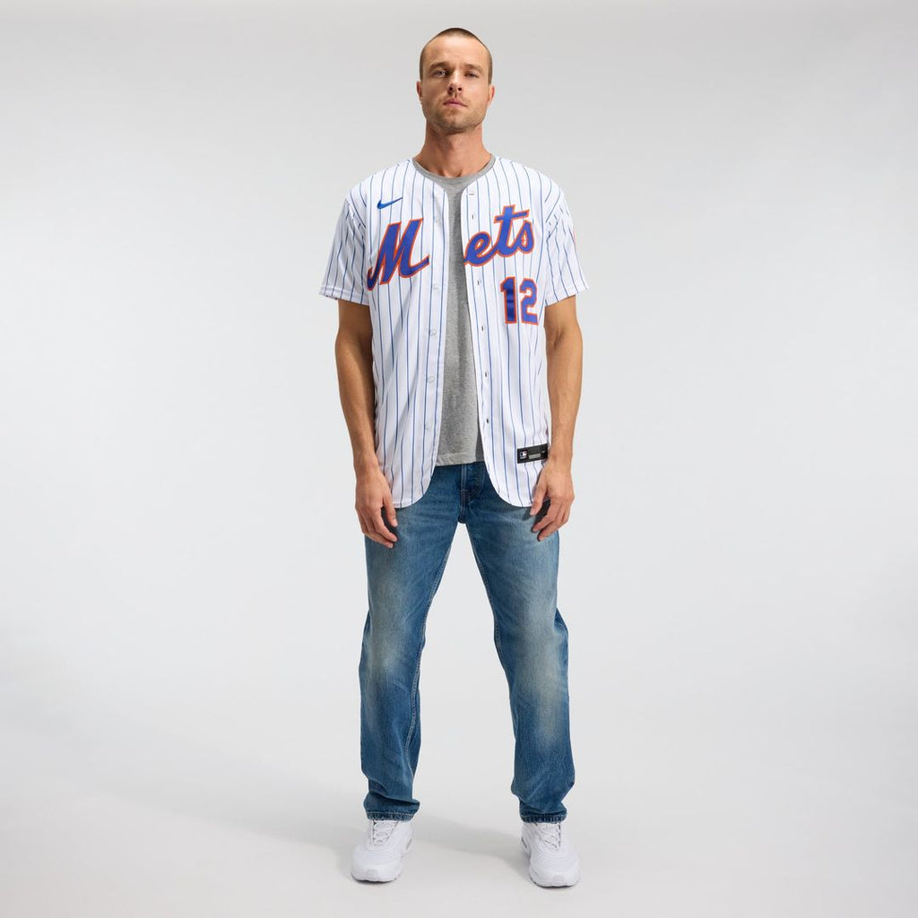 New York Mets Francisco Lindor | Nike White Home Authentic Player Jersey