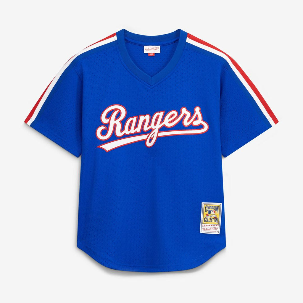 Texas Rangers Nolan Ryan | Mitchell & Ness Royal Big & Tall Cooperstown Mesh Batting Practice Jersey