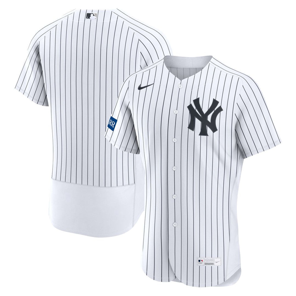 New York Yankees | Nike White Home Sponsor Patch Authentic Jersey