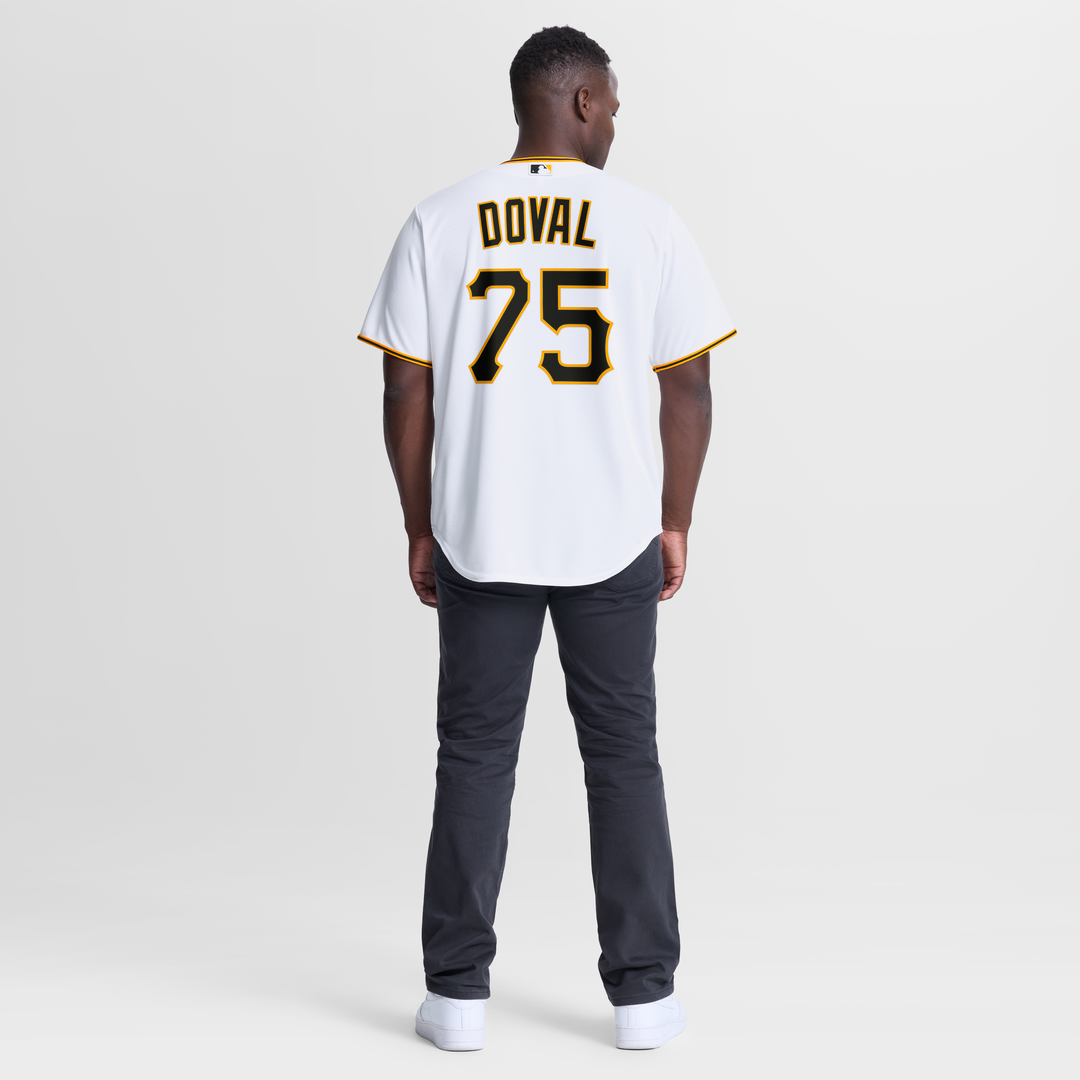 Pittsburgh Pirates Camilo Doval | Nike White Home Replica Jersey