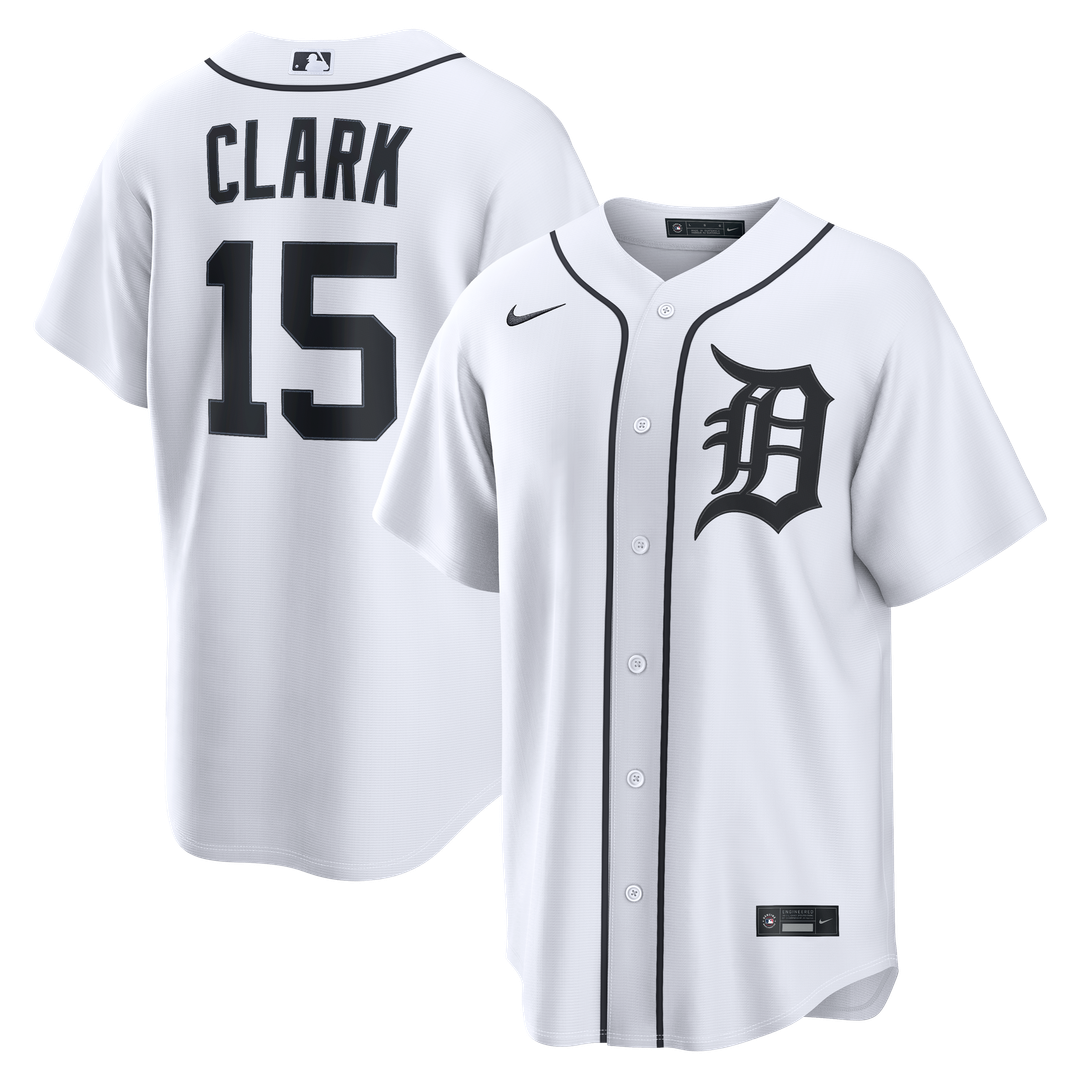 Detroit Tigers Max Clark | Nike White Home Replica Jersey