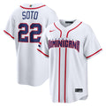 Dominican Republic Baseball Juan Soto | Nike White 2026 World Baseball Classic Home Stadium Jersey