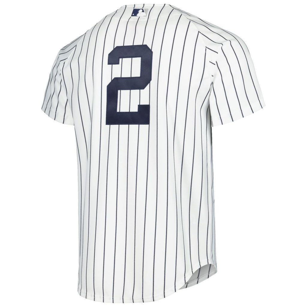 New York Yankees Derek Jeter | Mitchell & Ness White Cooperstown Collection Authentic Jersey