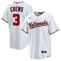 Washington Nationals Dylan Crews | Nike White Home Replica Jersey