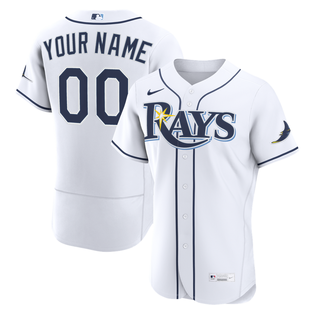 Tampa Bay Rays | Nike White Home Authentic Custom Jersey