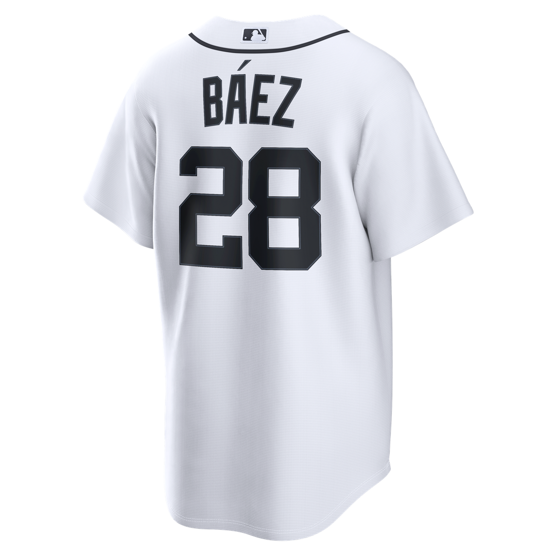 Detroit Tigers Javier Báez | Nike White Home Replica Jersey