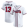 Atlanta Braves Ronald Acuña Jr. | Nike White Home Elite Player Jersey