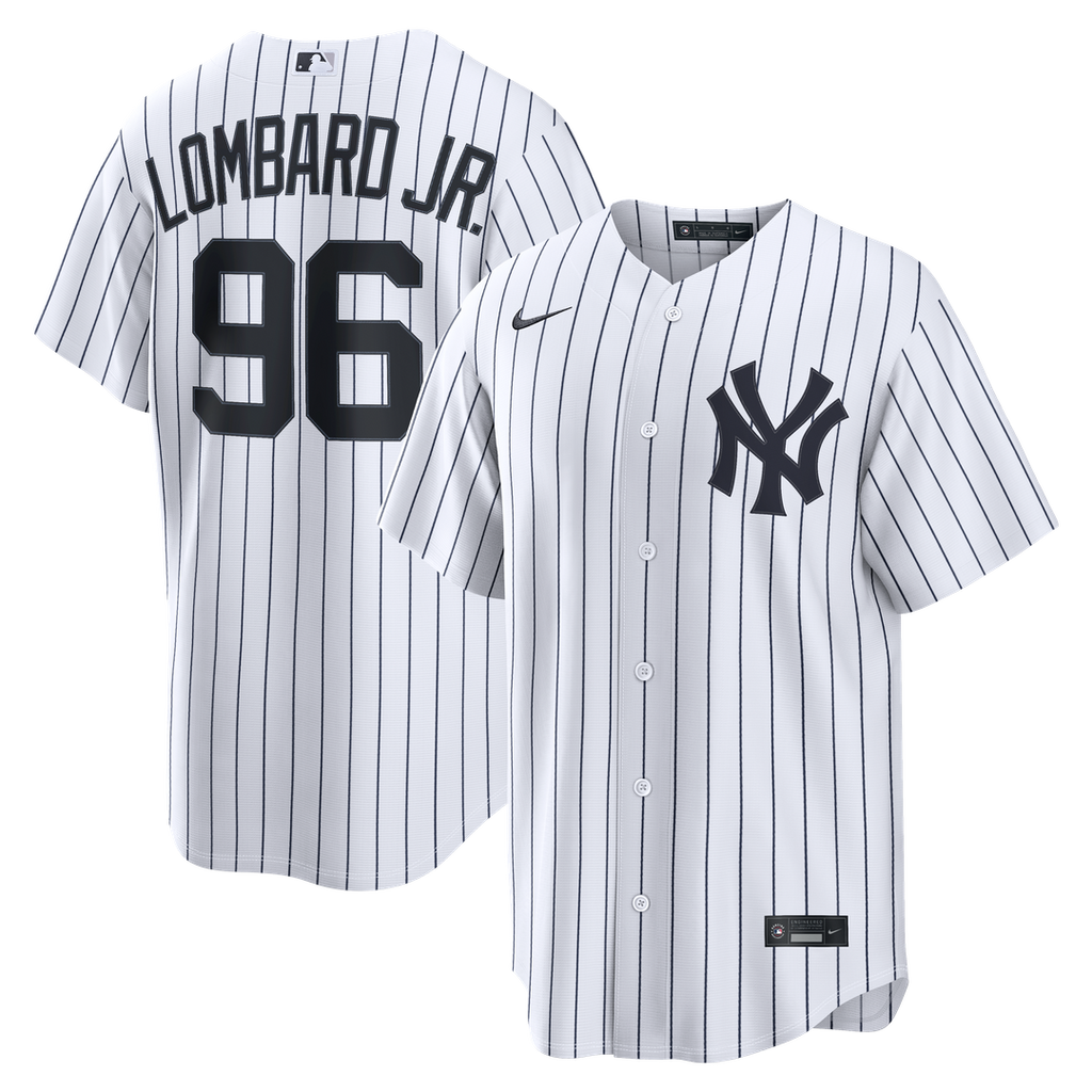 New York Yankees George Lombard Jr. | Nike White Home Replica Jersey