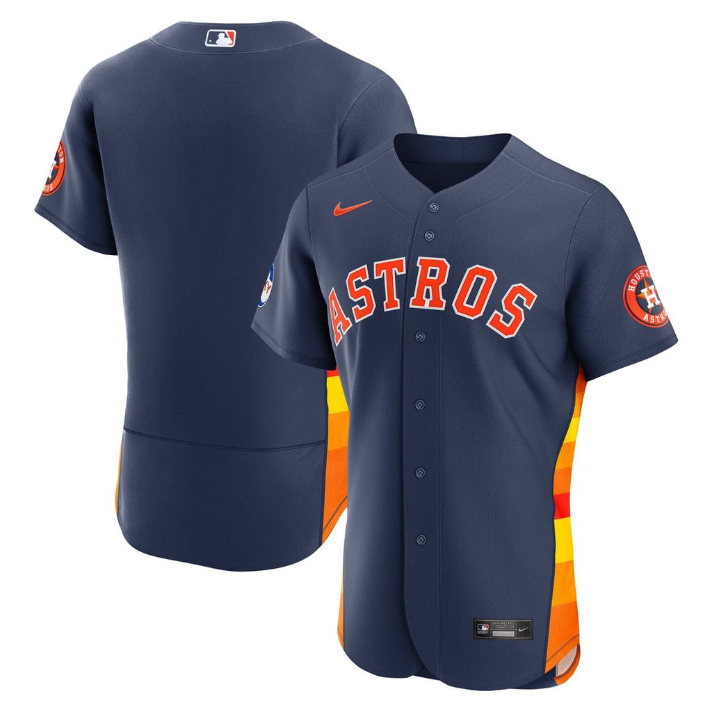 Houston Astros | Nike Navy Alternate Sponsor Patch Authentic Jersey