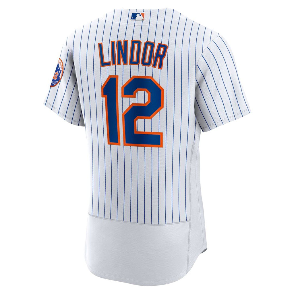 New York Mets Francisco Lindor | Nike White Home Authentic Player Jersey