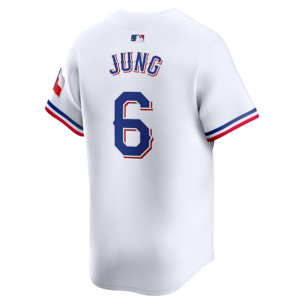 Texas Rangers Josh Jung | Nike White Home Limited Player Jersey