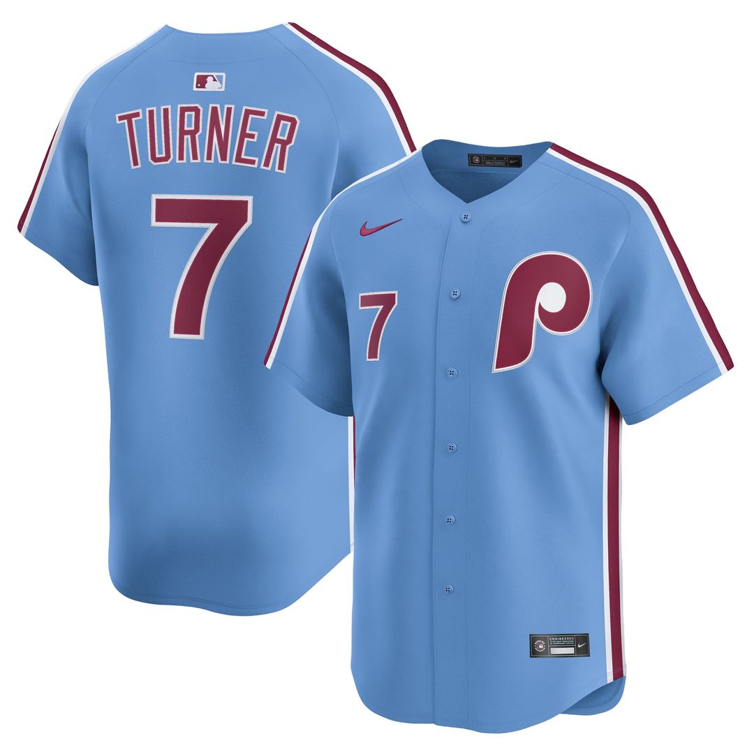 Philadelphia Phillies Trea Turner | Nike White Home Limited Player Jersey