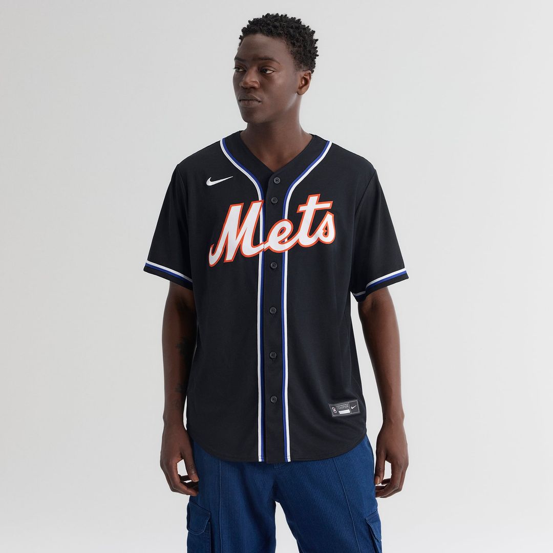 New York Mets Juan Soto | Nike Fashion Replica Black Out Jersey