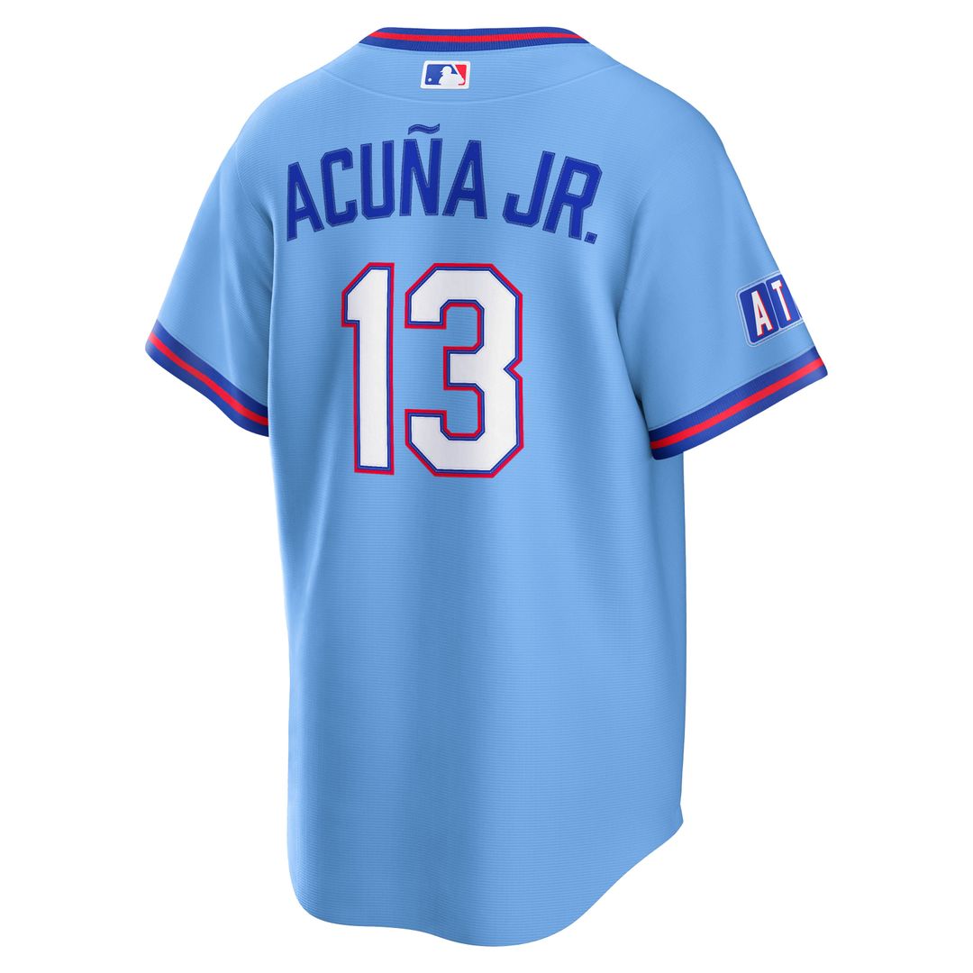Atlanta Braves Ronald Acuña Jr. | Nike Powder Blue 2026 City Connect Stadium Jersey