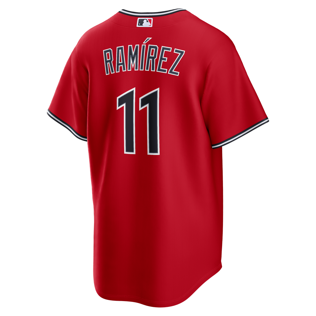Cleveland Guardians José Ramírez | Nike Red Alternate Replica Jersey