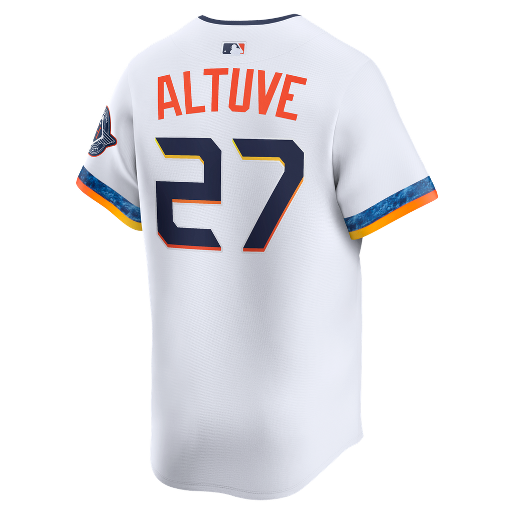 Houston Astros Jose Altuve | Nike White 2025 City Connect Limited Player Jersey