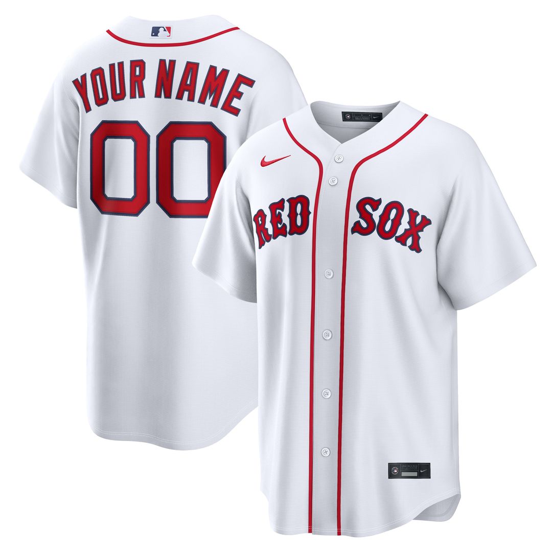 Boston Red Sox | Nike White Home Stadium Custom Jersey