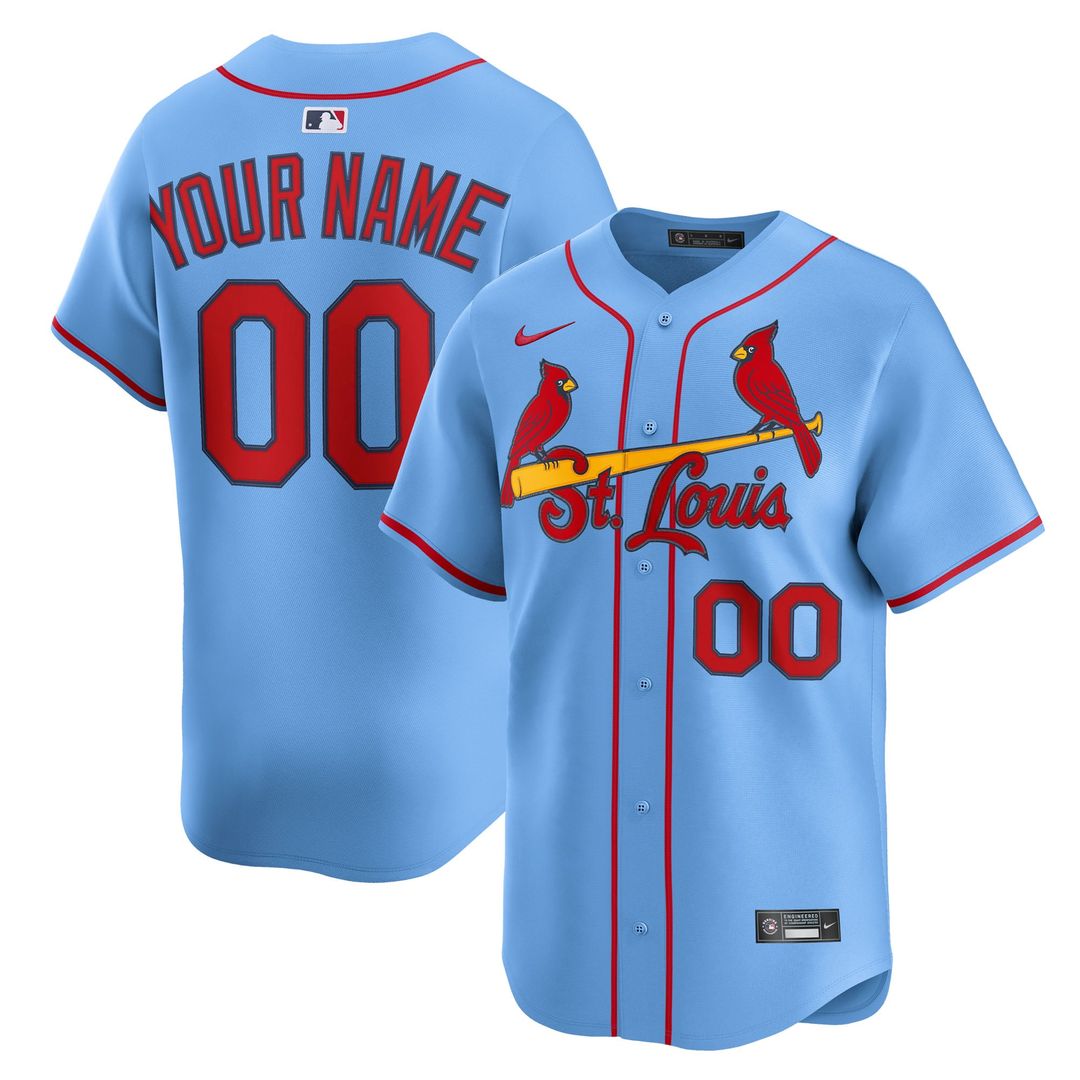 St. Louis Cardinals | Nike Light Blue Alternate Limited Custom Jersey