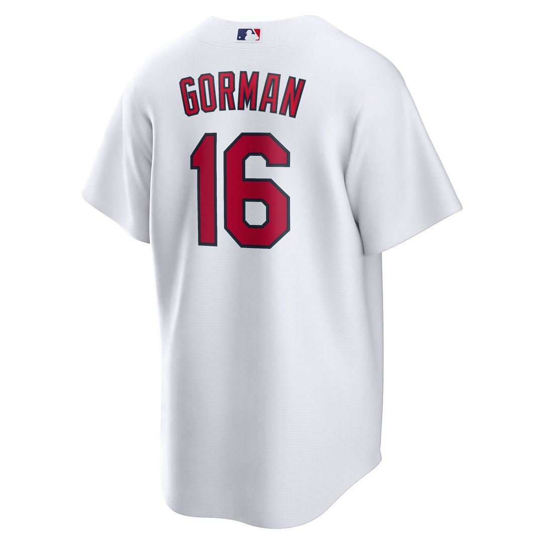 St. Louis Cardinals Nolan Gorman | Nike White Home Replica Jersey