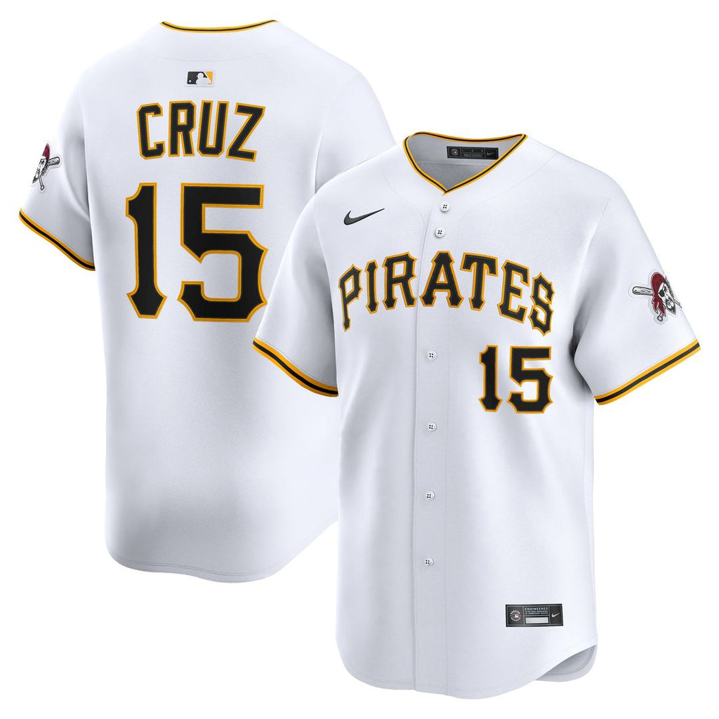 Pittsburgh Pirates Oneil Cruz | Nike White Home Limited Player Jersey