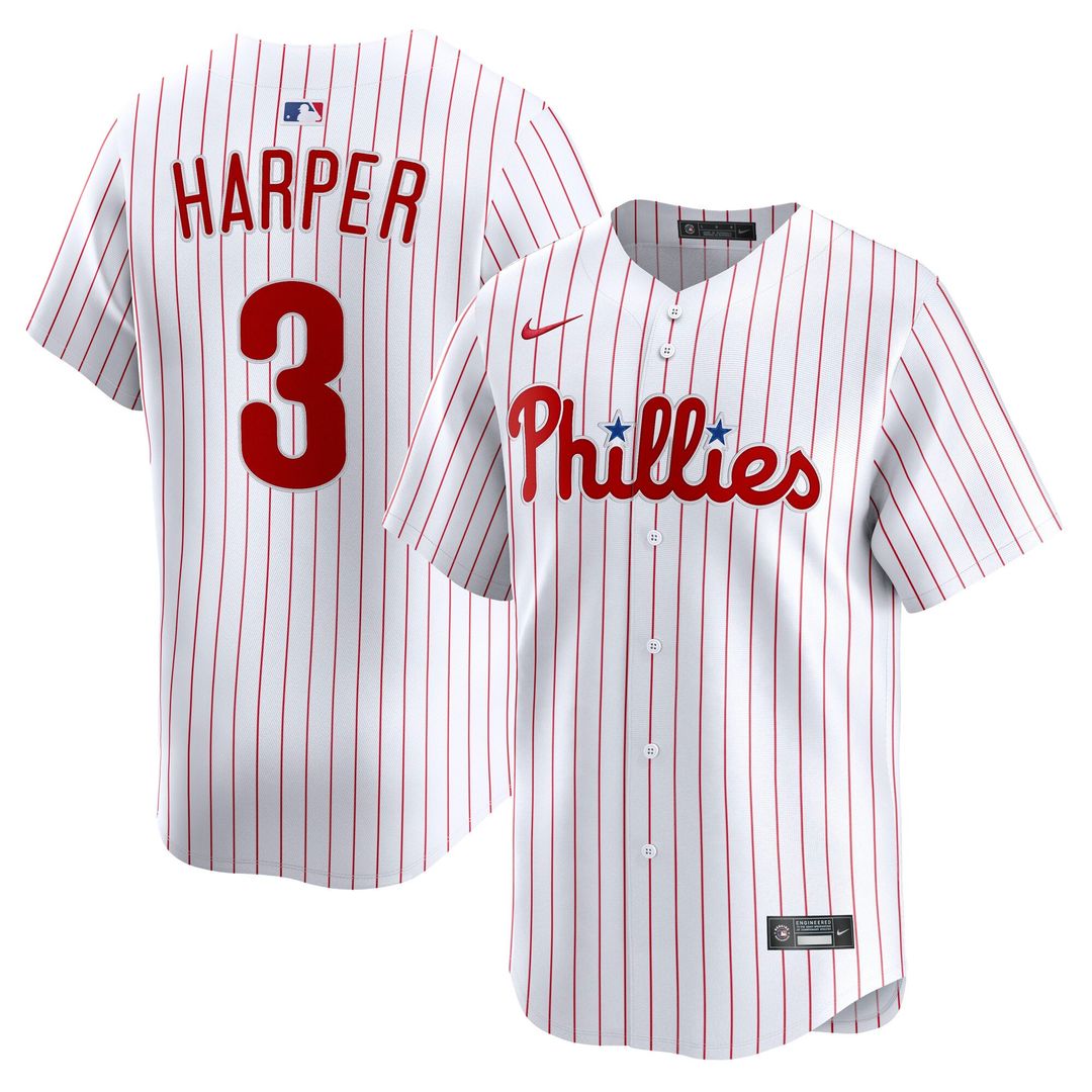 Philadelphia Phillies Bryce Harper | Nike Gray Road Limited Player Jersey
