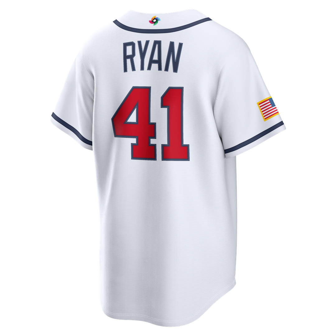 USA Baseball Joe Ryan | Nike White 2026 World Baseball Classic Home Stadium Jersey
