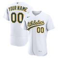 Athletics | Nike White Home Authentic Custom Jersey