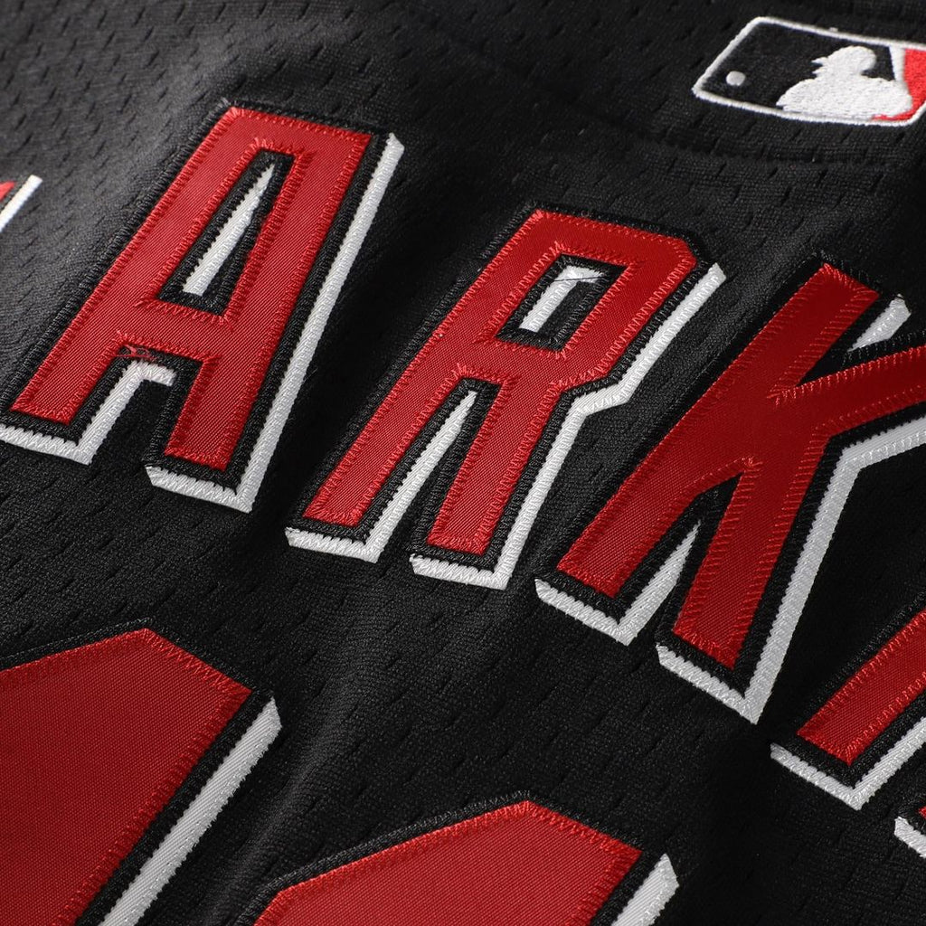 Cincinnati Reds Barry Larkin | Mitchell & Ness Red Throwback Cooperstown Mesh Batting Practice Jersey