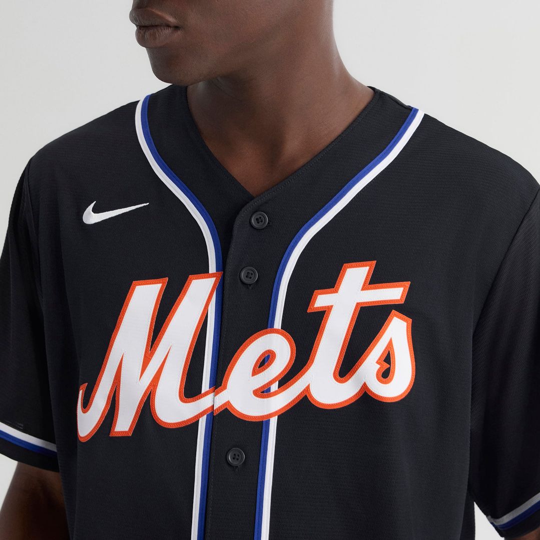 New York Mets Juan Soto | Nike Fashion Replica Black Out Jersey