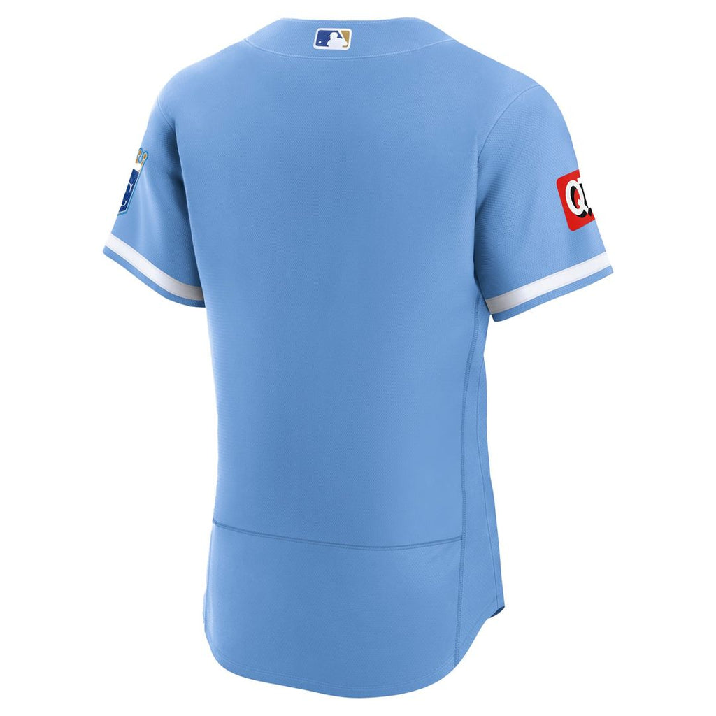 Kansas City Royals | Nike Light Blue Alternate Sponsor Patch Authentic Jersey