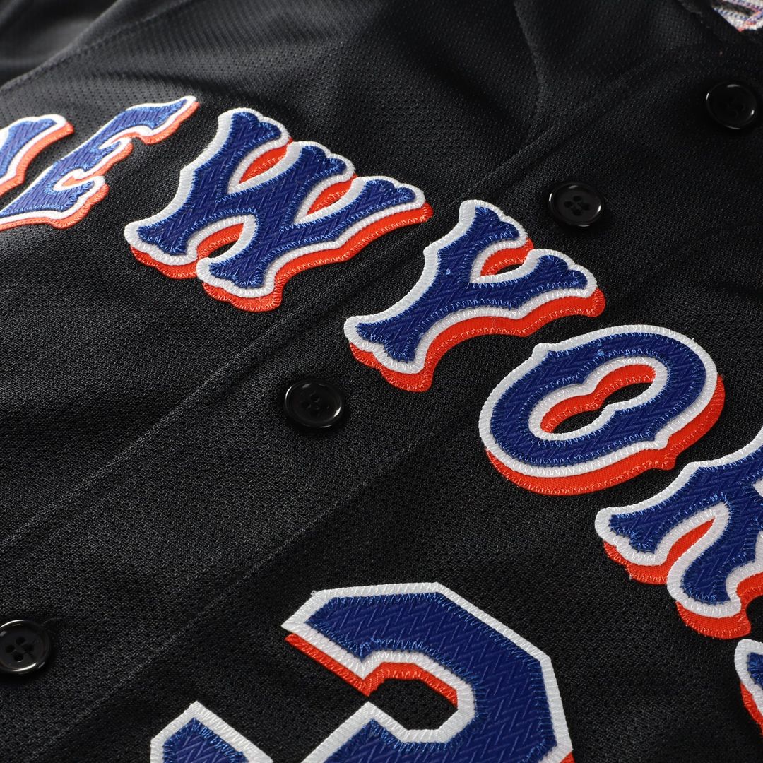 New York Mets Mike Piazza | Mitchell & Ness Black Cooperstown Collection 2000 Batting Practice Jersey