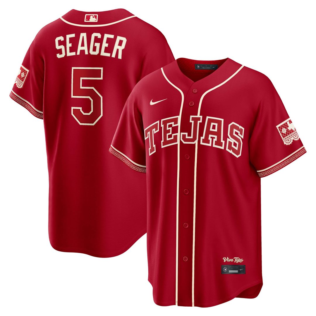 Texas Rangers Corey Seager | Nike Red 2026 City Connect Stadium Jersey