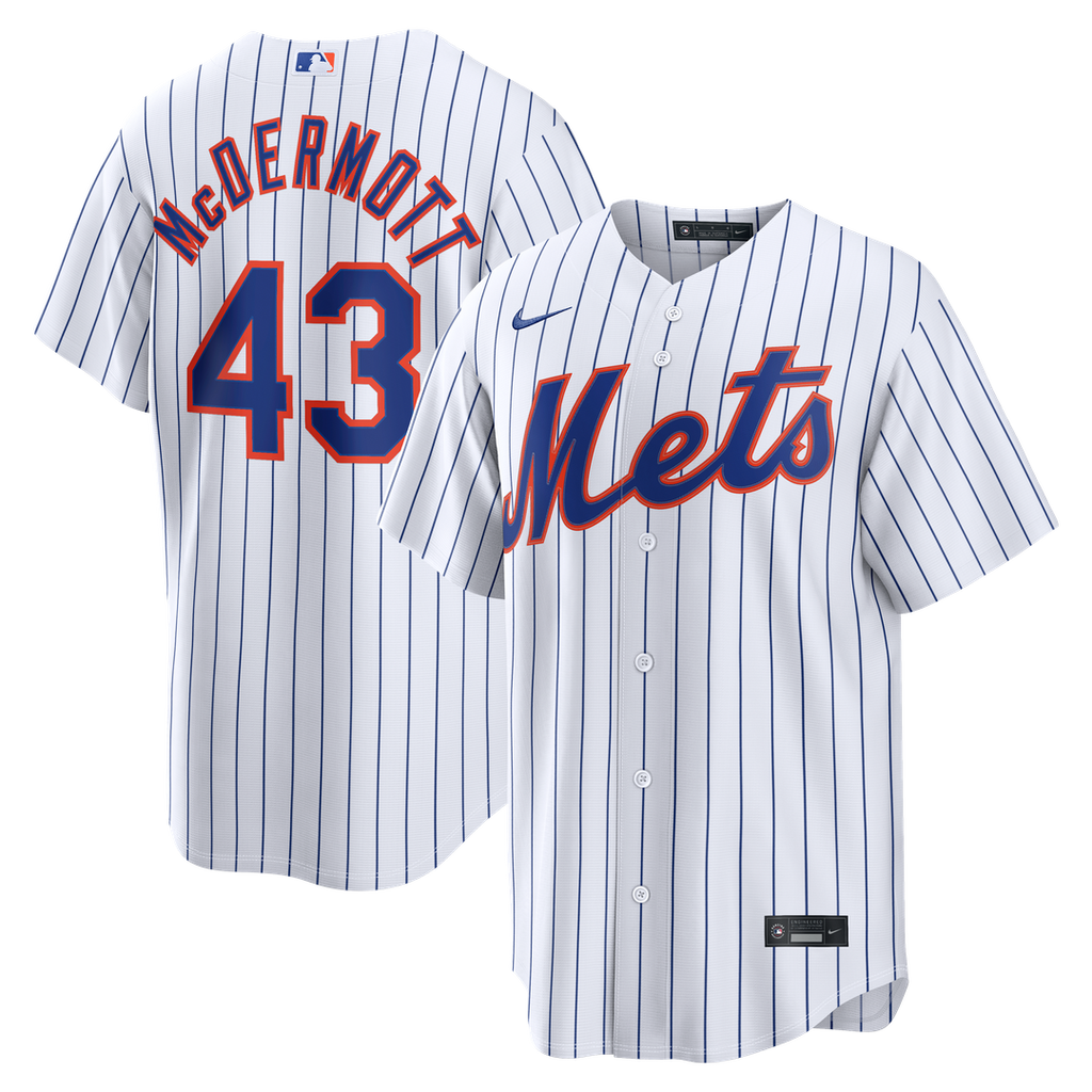 New York Mets Chayce McDermott | Nike White Home Replica Jersey