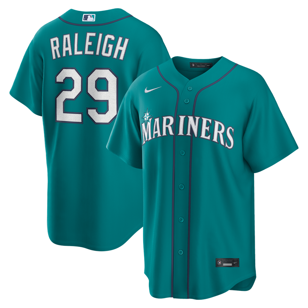 Seattle Mariners Cal Raleigh | Nike Cream Alternate Replica Jersey
