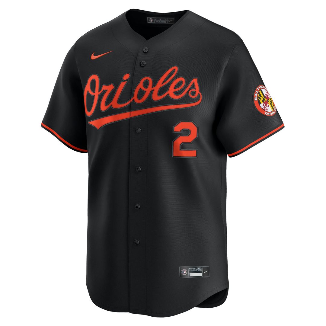 Baltimore Orioles Gunnar Henderson | Nike Black Alternate Limited Player Jersey