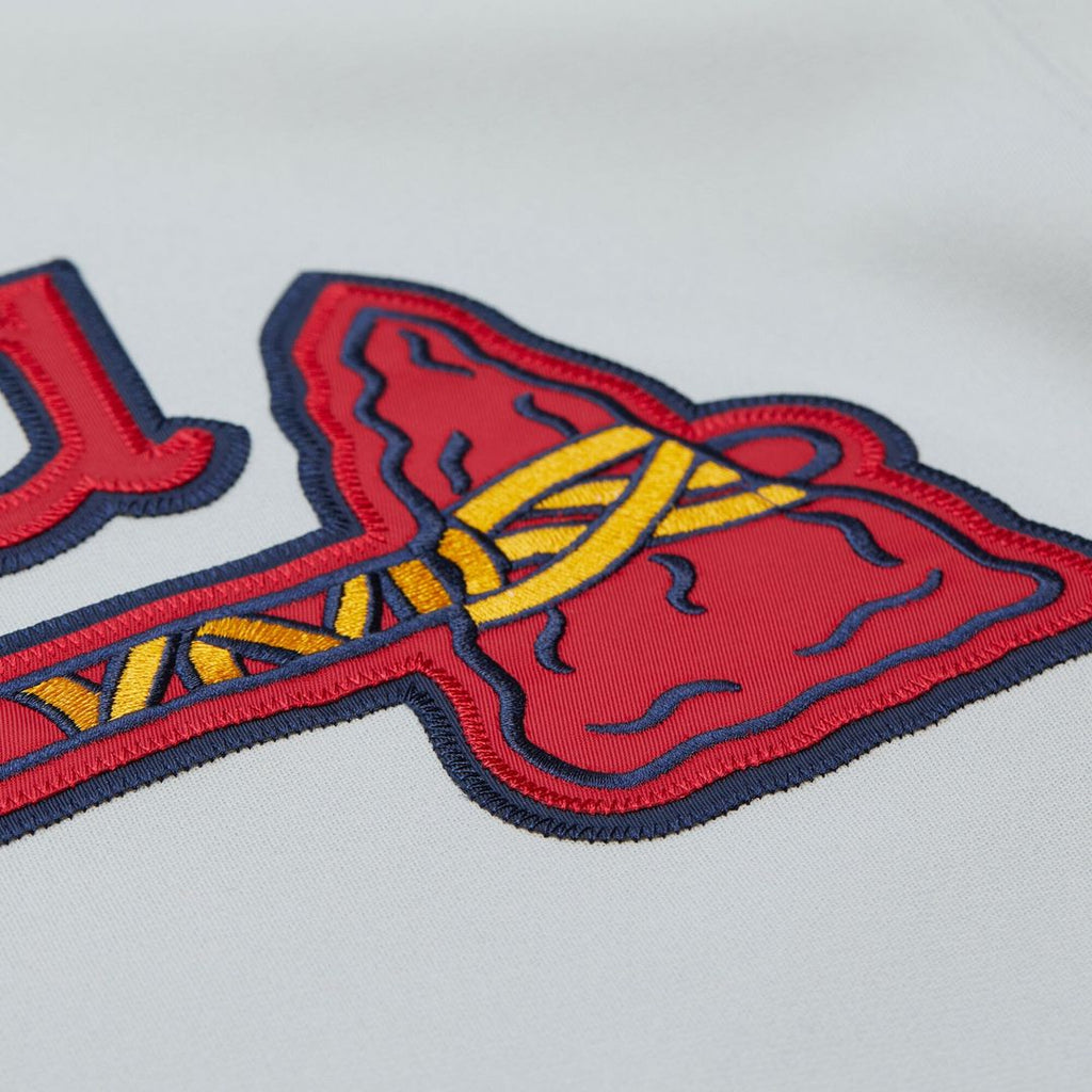 Atlanta Braves Chipper Jones | Mitchell & Ness Gray 1995 Throwback Authentic Jersey